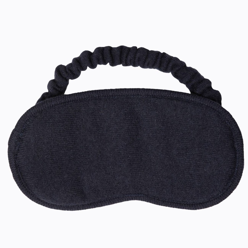 NAKED CASHMERE SLEEPING EYE MASK IN MIDNIGHT, NWT